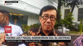 VIDEO: Yasonna Laoly Panggil Wamenkumham Soal Isu Gratifikasi
