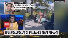 VIDEO: Turis Ugal-Ugalan di Bali, Sanksi Tegas Menanti