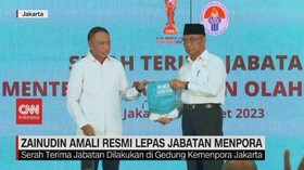 VIDEO: Zainudin Amali Resmi Lepas Jabatan Menpora