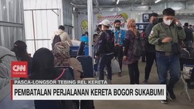 VIDEO: Pembatalan Perjalanan Kereta Bogor-Sukabumi