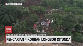 img-title VIDEO: Pencarian 4 Korban Longsor Ditunda