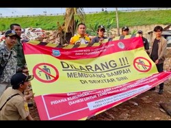 TPS Ilegal Pondok Cabe Udik Disegel Pemkot Tangsel