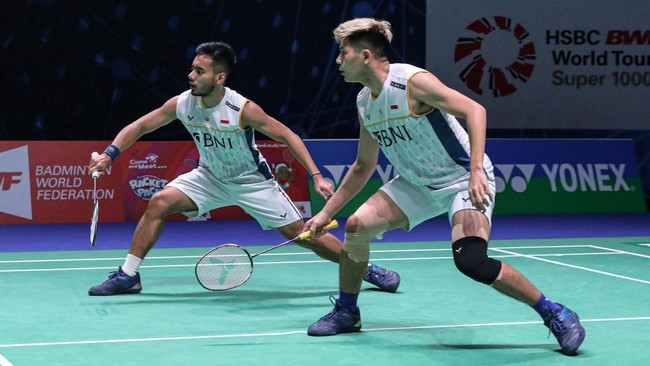 Pramudya Kusumawardana/Yeremi Rambitan mengaku berada dalam kondisi tertekan ketika menghadapi Ong Yew Sin/Teo Ee Yi di babak 16 besar Singapore Open 2023.