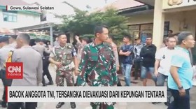 VIDEO: Bacok Anggota TNI, Tersangka Dievakuasi Dari Kepungan Tentara