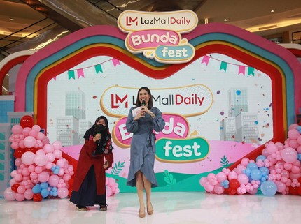 Hari Pertama LazMall Daily Bunda Fest 2023, Intip Keseruan Para Bunda & Si Kecil