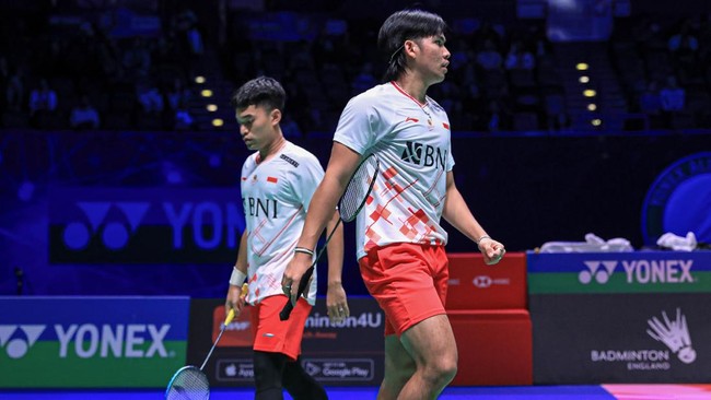 Leo Rolly Carnando/Daniel Marthin mengalahkan Kim Gi Jung Kim Sa Rang pada babak kedua Singapore Open 2023