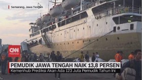 VIDEO: Pemudik Jawa Tengah Naik 13,8 Persen