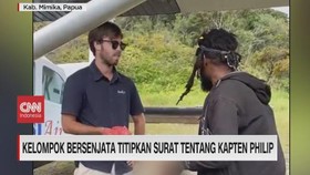 VIDEO: Kelompok Bersenjata Titipkan Surat Tentang Kapten Philip