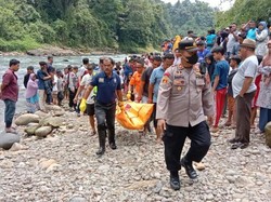 Pria Tewas Jatuh dari Jembatan Sungai Bahbolon di Sergai