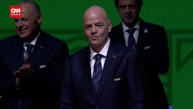 VIDEO: Jadi Presiden FIFA 3 Periode, Gianni Infantino: Saya Tersanjung