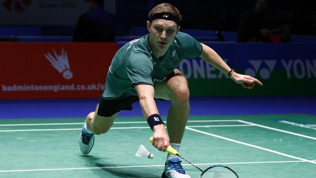 Kekalahan Viktor Axelsen di babak 16 besar All England 2023 membuat lima unggulan tunggal putra rontok di turnamen Super 1000 ini.