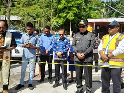 Jalur Alternatif di Longsor Takari Sudah Bisa Dilintasi.