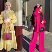 Sederet Trik Mix & Match Pakaian Cerah untuk Kamu yang Berhijab