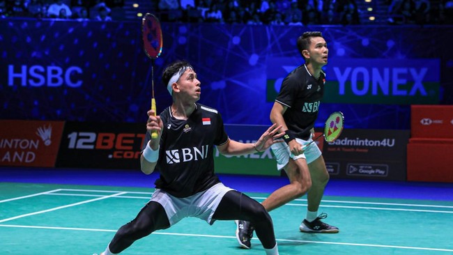 Modal Nekat, Fajar/Rian Susul Ahsan/Hendra ke Final All England Modal nekat Fajar/Rian di semifinal All England 2023 berbuah manis dengan memastikan tiket ke partai puncak.