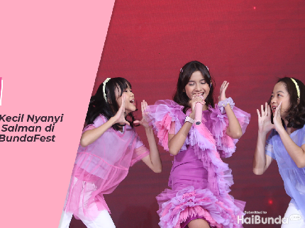 Heboh! Bunda dan Si Kecil Nyanyi Bareng Quinn Salman di LazMall Daily BundaFest Hari Kedua