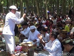 Suku Tengger Gelar Melasti di Pantai Watu Pecak Usai 3 Tahun Ditiadakan