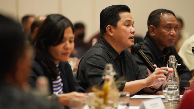 Ketua Umum PSSI Erick Thohir mengumumkan daftar lengkap komposisi ketua komite di kepengurusan PSSI periode 2023-2027.