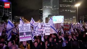 VIDEO: Warga Israel Demo Tolak Reformasi Netanyahu Berpekan-pekan