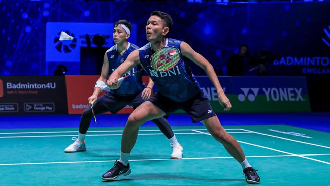 Ganda putra Indonesia Fajar Alfian/Muhammad Rian Ardianto berhasil melangkah ke perempat final Badminton Asia Championships (BAC) 2023, Kamis (27/4).