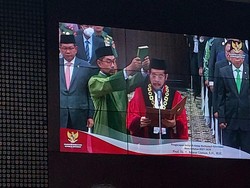 Anwar Usman Ucapkan Sumpah Jadi Ketua MK Periode 2023-2028