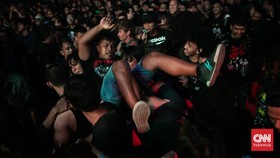 FOTO: Metalhead Dimanjakan Band Metal di Hari Penutup Hammersonic 2023