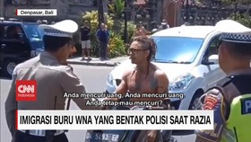 VIDEO: Imigrasi Buru WNA yang Bentak Polisi Saat Razia