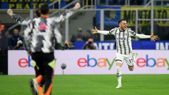 Hasil Liga Italia: Juventus Hajar Inter Milan