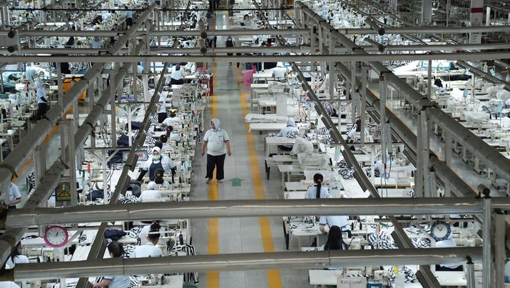 Pabrik Sritex (Bloomberg via Getty Images/Bloomberg)