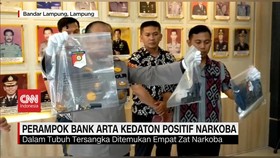 VIDEO: Perampok Bank Arta Kedaton Positif Narkoba