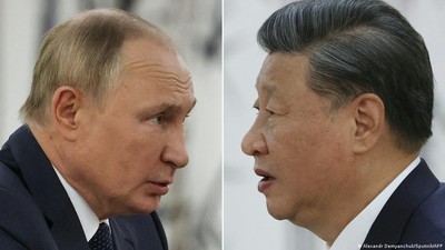 Amerika Serikat skeptis kunjungan Xi Jinping ke Moskow bisa menjadi penengah konflik Rusia-Ukraina.