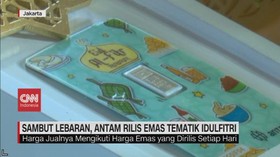 VIDEO: Sambut Lebaran, Antam Rilis Emas Tematik Idulfitri