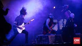 img-title Aksi Ugal-ugalan nan Manis Slipknot Buat Maggot Tutup Hammersonic 2023