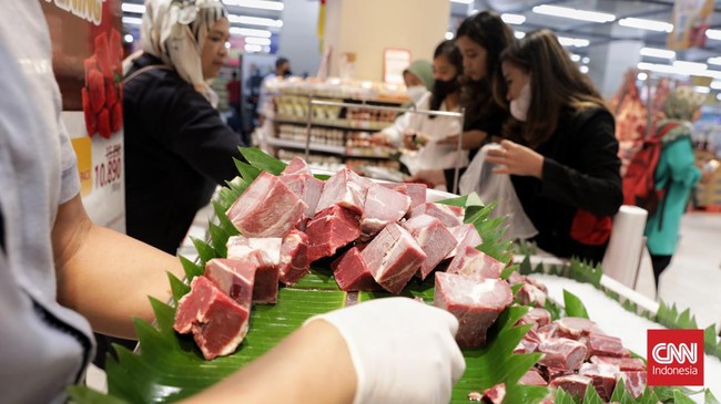 FOTO: Pesta Promo Daging Sapi Murah Berkualitas di Transmart