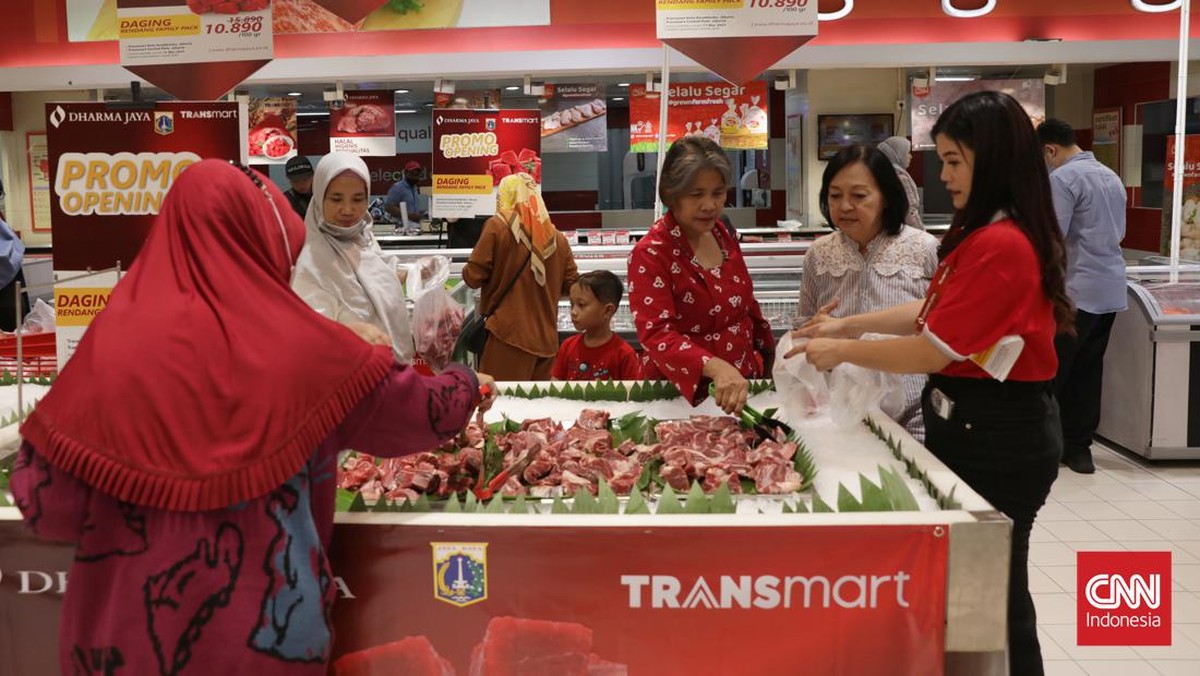 FOTO: Pesta Promo Daging Sapi Murah Berkualitas di Transmart
