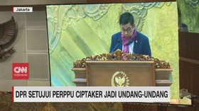 VIDEO: DPR Setujui Perppu Ciptaker Jadi Undang-Undang