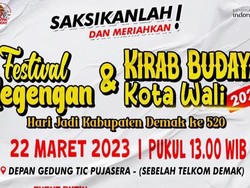 Jelang Ramadan, Pemkab Demak Gelar Festival Megengan Besok