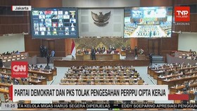 VIDEO: Partai Demokrat & PKS Tolak Pengesahan Perppu Cipta Kerja