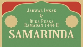 INFOGRAFIS: Jadwal Imsakiyah dan Buka Puasa Ramadan 1444 H Samarinda