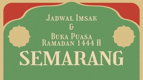 INFOGRAFIS: Jadwal Imsakiyah dan Buka Puasa Ramadan 1444 H Semarang