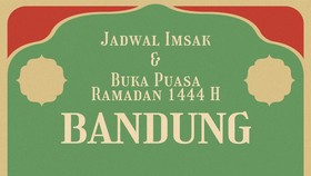 INFOGRAFIS: Jadwal Imsakiyah dan Buka Puasa Ramadan 1444 H Bandung