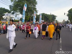 Meriahnya Pawai Sambut Ramadhan di Kota Magelang