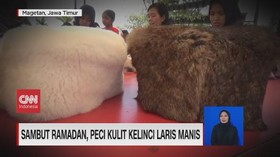 VIDEO: Sambut Ramadan, Peci Kulit Kelinci Laris Manis