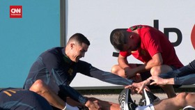 VIDEO: Latihan Pertama Ronaldo Bersama Roberto Martinez