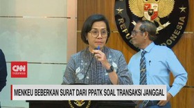 VIDEO: Menkeu Beberkan Surat Dari PPATK Soal Transaksi Janggal