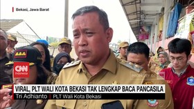 VIDEO: Viral, Plt Wali Kota Bekasi Tak Lengkap Baca Pancasila