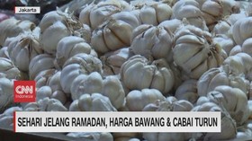 VIDEO: Sehari Jelang Ramadan, Harga Bawang & Cabai Turun