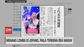 VIDEO: Menang Lomba di Jepang, Piala Terkena Bea masuk