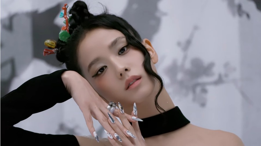 Gaun Jisoo BLACKPINK Gaun Jisoo BLACKPINK.