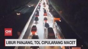 VIDEO: Libur Panjang, Tol Cipularang Macet