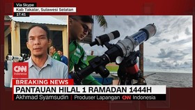 VIDEO: Pantauan Hilal 1 Ramadan 1444H di Pantai Galesong Sulsel